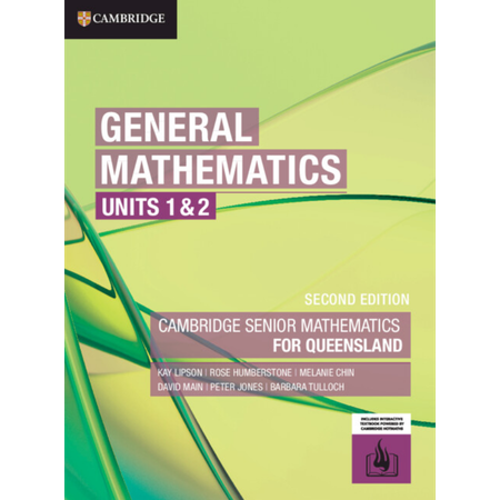 Cambridge Senior Mathematics for Qld: General Methods 2E Units 1 & 2 (print and interactive textbook)