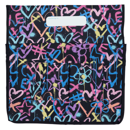 Chair Bag Spencil Hearts & Crosses