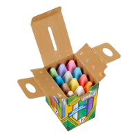 Chalk Crayola Sidewalk Jumbo Asstd Colours Pack 12