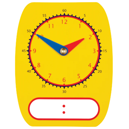 Clock Dial Digit/Analog Write On/Wipe Off