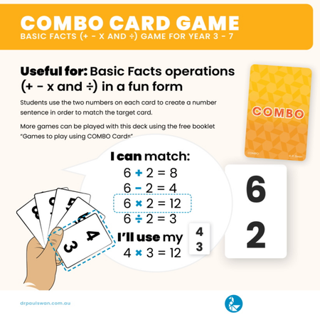 Combo Card Game Paul Swan each
