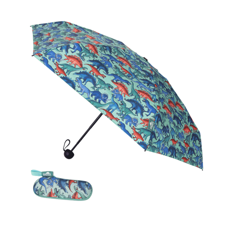 Compact Umbrella Spencil Dino Stomp
