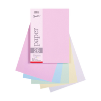 Copy Paper Quill A4 80gsm Pack 250 Pastel Assorted