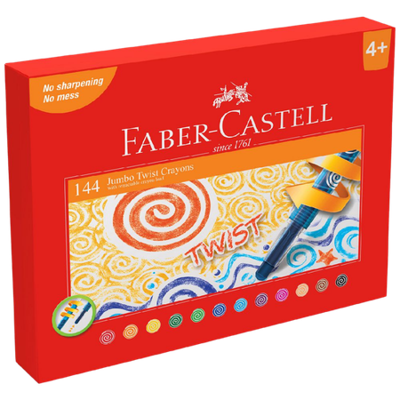 Crayons Faber Jumbo Twist Class Set 144