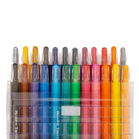 Crayons Micador Twistaz Colourfun Jumbo Pack 24