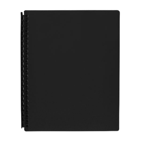 Display Book Marbig A4 Refillable 20P Black