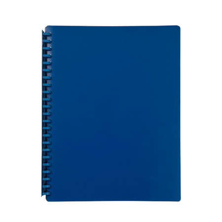 Display Book Marbig A4 Refillable 20P Blue