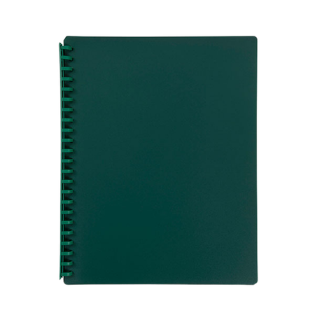 Display Book Marbig A4 Refillable 20P Dark Green
