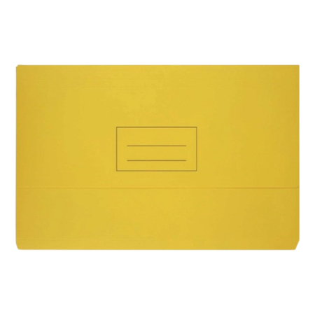 Document Wallet Bantex Manilla 240GSM F/C Yellow