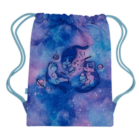 Drawstring Bag Spencil Big Cat-a-cosmic