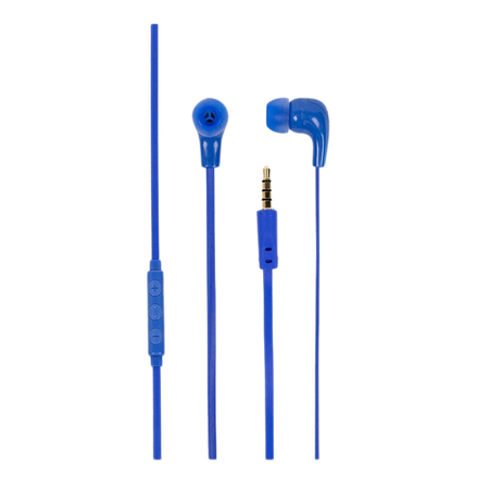Earphones Mconnected Soundscape Inline Microphone with Case Azure Skies