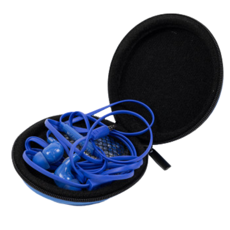 Earphones Mconnected Soundscape Inline Microphone with Case Azure Skies