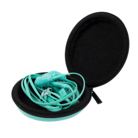 Earphones Mconnected Soundscape Inline Microphone with Case Mint Dreams