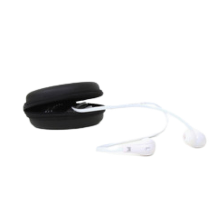 Earphones Mconnected Soundscape Inline Microphone with Case White