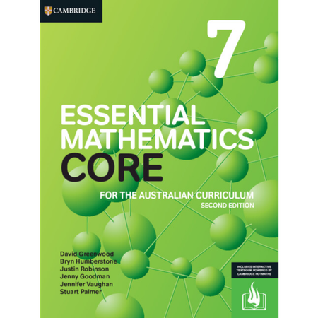 Essential Mathematics CORE for the Australian Curriculum 2E Year 7 (print and interactive textbook)