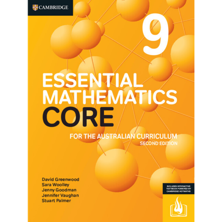 Essential Mathematics CORE for the Australian Curriculum 2E Year 9 (print and interactive textbook)