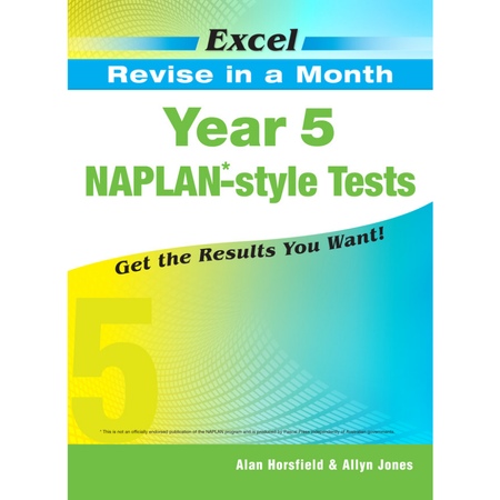 Excel: Revise in a Month NAPLAN*-style Tests Yr 5