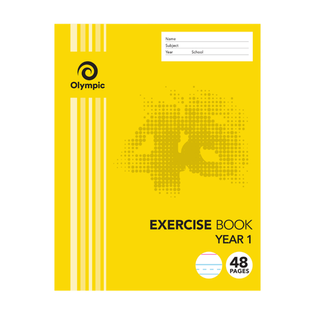 Exercise Book Olympic 225x175 Year 1 48pg E2Y14