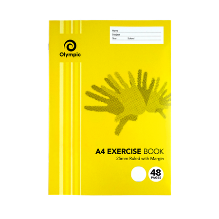 Exercise Book Olympic A4 25mm Ruled 48pg E254
