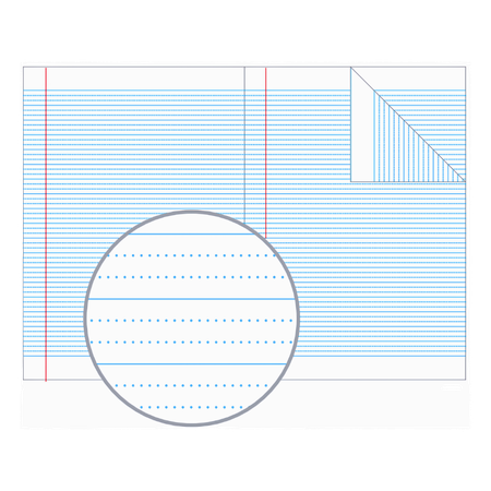 Exercise Book Olympic A4 9mm Dotted Thirds 64pg D964i