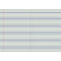 Exercise Book Splash A4 128pg 8mm Ruled with Margin