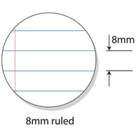 Exercise Book Splash A4 48pg 8mm Ruled with Margin