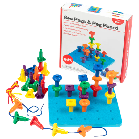 Geo Pegs And Peg Board