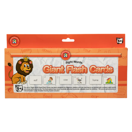 Giant Sight Words Flash Cards
