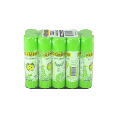 Glue Stick Osmer 40gm White Tray 10