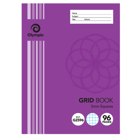 Grid Book Olympic 225x175 5mm 96pg G2596