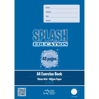 Grid Book Splash A4 10mm 48pg