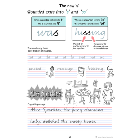 Handwriting Conventions QLD Year 3