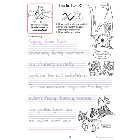 Handwriting Conventions QLD Year 4