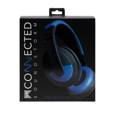 Headphones Mconnected Soundstorm Inline Mic (3.5mm Aux) with Pouch Azure