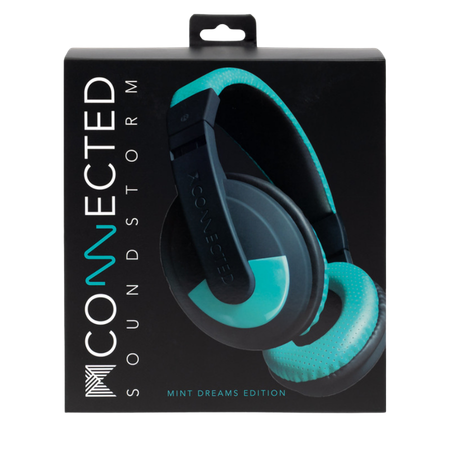 Headphones Mconnected Soundstorm Inline Mic with Pouch Mint Carton 24