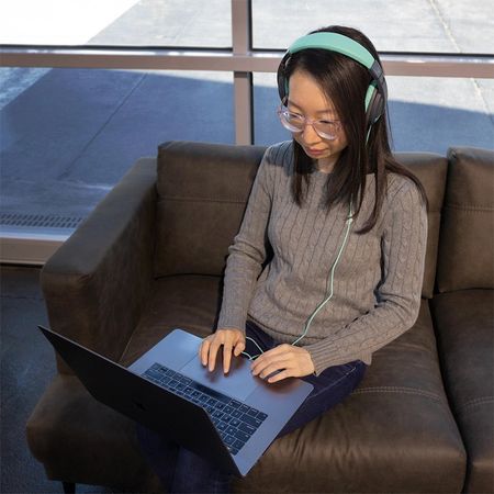 Headphones Mconnected Soundstorm Inline Mic with Pouch Mint Carton 24