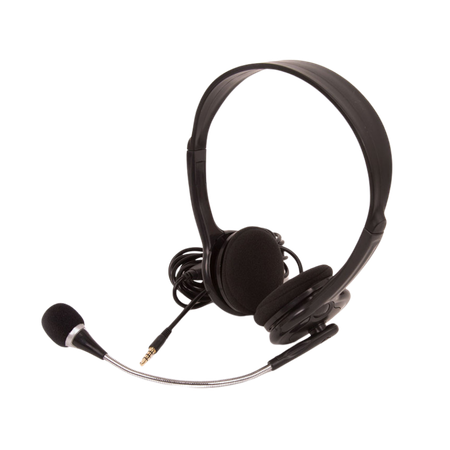 Headphones Mconnected with Microphone (with Single 3.5mm Aux Jack)