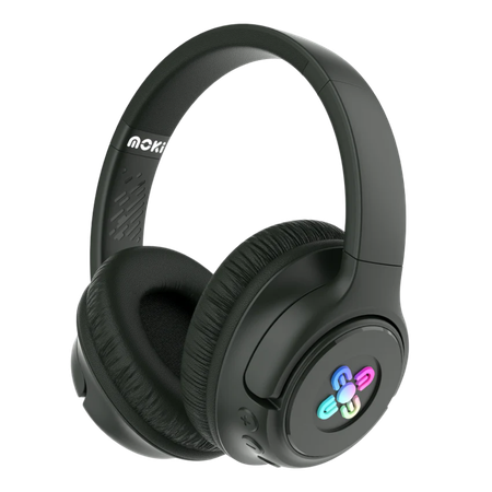 Headphones Moki Mixi LED Volume Limited Wireless Black
