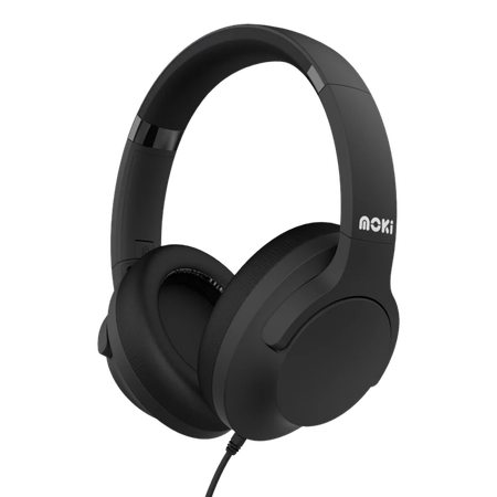 Headphones Moki Wired with Inline Mic & Control Type-C Black