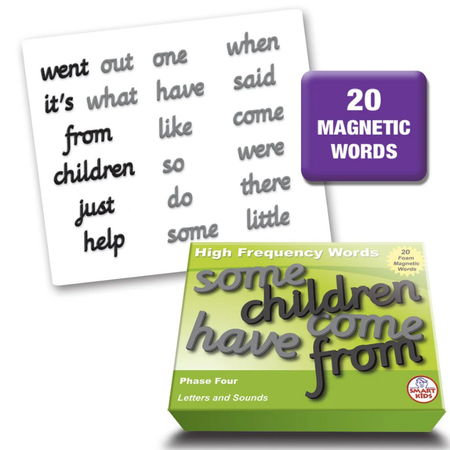 High-frequency Words Magnetic Foam Phase 4 Pack 20