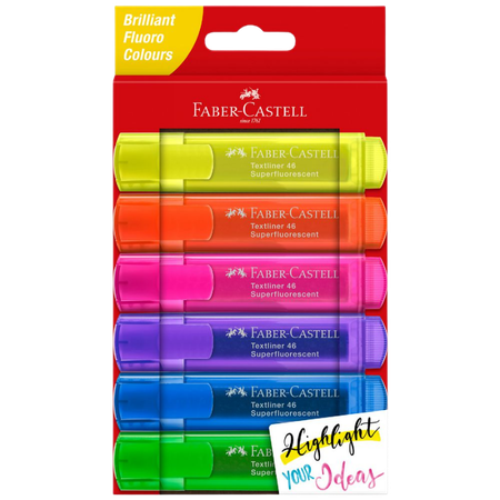 Highlighter Faber Textliner Ice Wallet 6