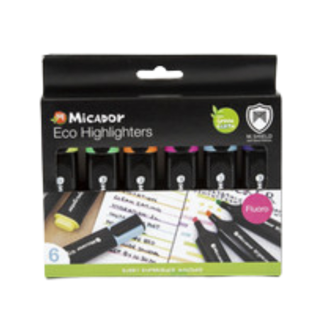Highlighter Micador Eco Pack 6