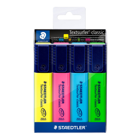 Highlighter Staedtler Textsurfer Classic Wallet 4