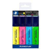 Highlighter Staedtler Textsurfer Classic Wallet 4
