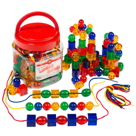 Lacing Translucent Beads