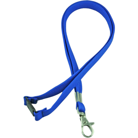 Lanyard Osmer D-Clip With Safety Release Assorted Colours