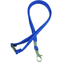 Lanyard Osmer D-Clip With Safety Release Assorted Colours