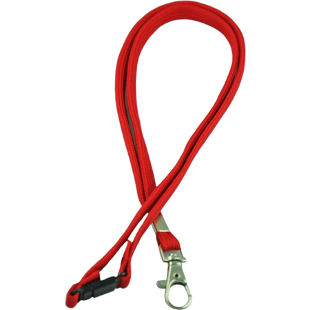Lanyard Osmer D-Clip With Safety Release Assorted Colours