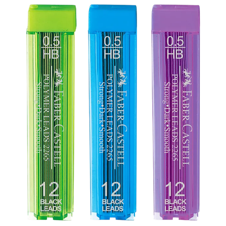 Leads Faber 0.5mm HB Tube 12