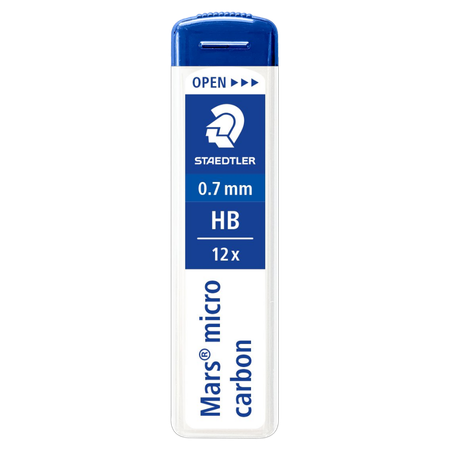Leads Staedtler Mars Micro Carbon 0.7mm HB Tube 12